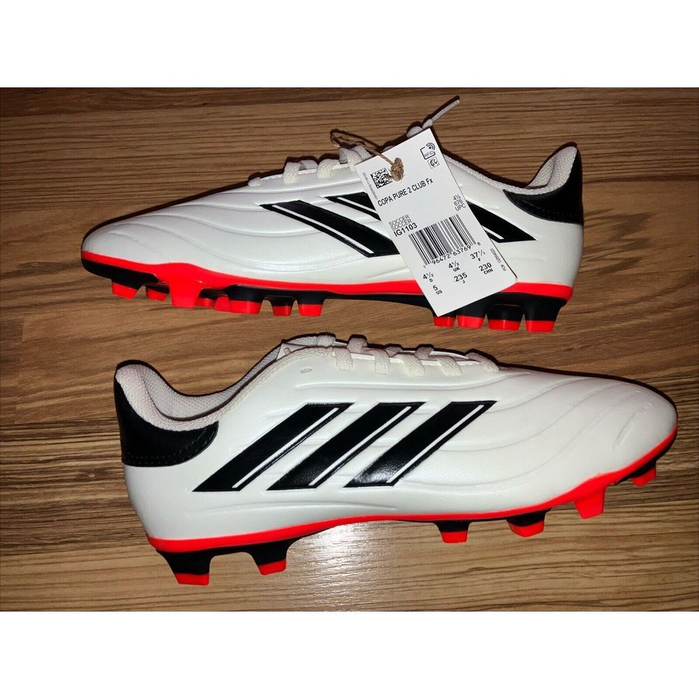 Adidas NEW Copa Pure‎ 2 Club FxG Soccer Cleats G1103 Kids Size 5 Ivory Beige